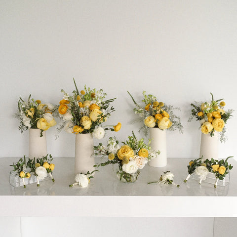 Yellow Wedding Collections Close Up - Image