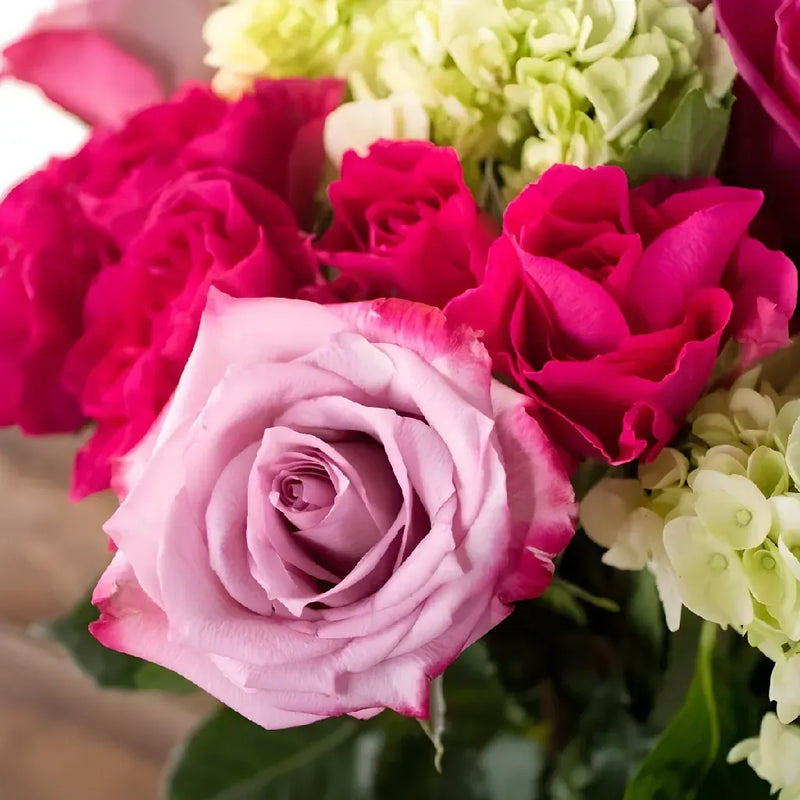 Young Love Hot Pink Rose Bouquet