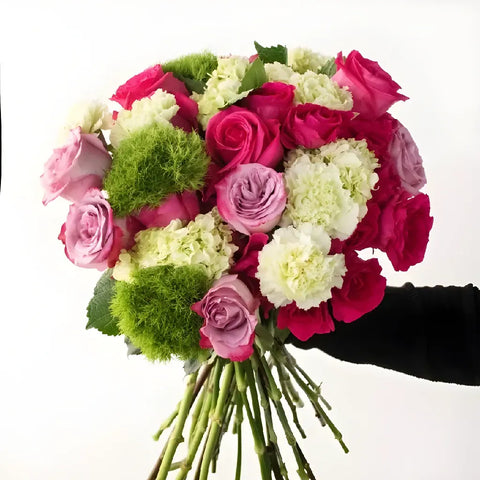 Young Love Hot Pink Rose Bouquet