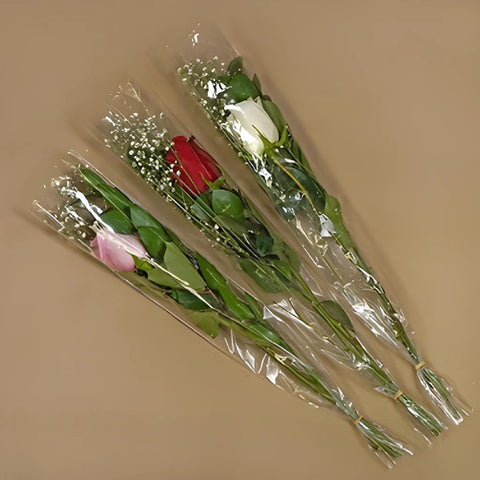 Mothers Day Single Rose Bouquet for Gifting