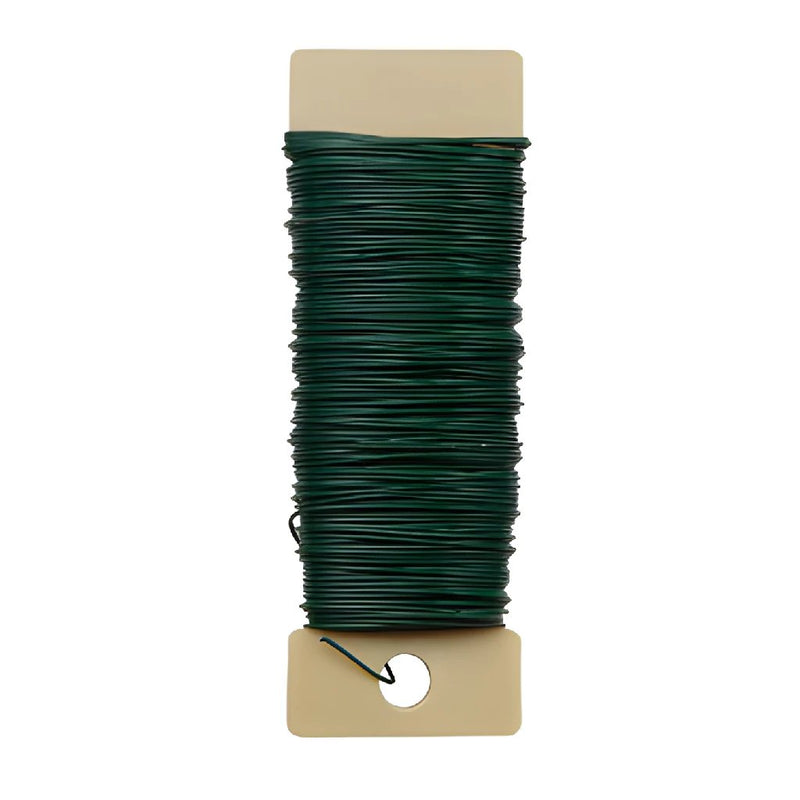 Green Florist Wire Pack of 25 22 Gauge (12 Inch)