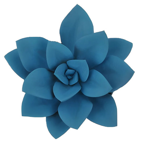 Blue Enhanced Succulent Flower