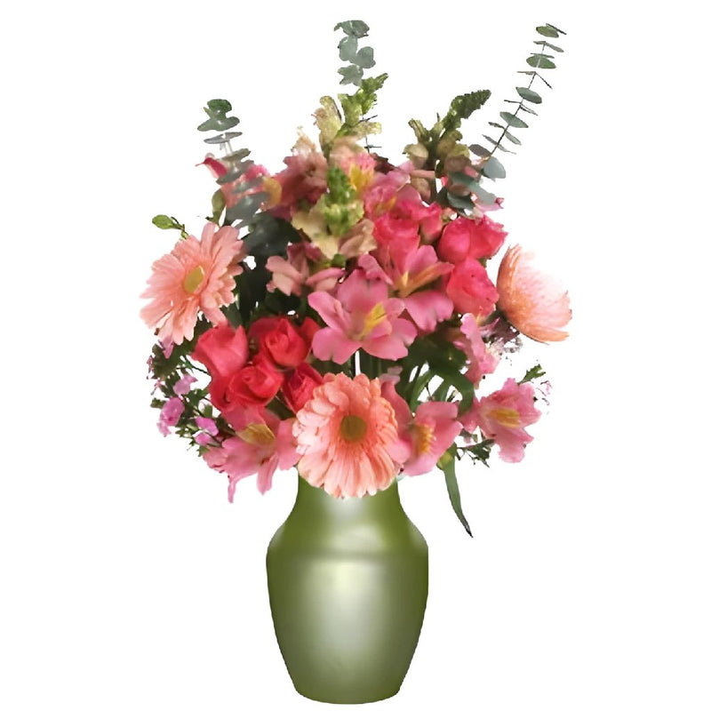 Holiday Cheer Pink Easter Flower Bouquet