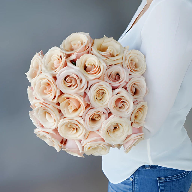 Mother of Pearl Roses Wedding Bouquet