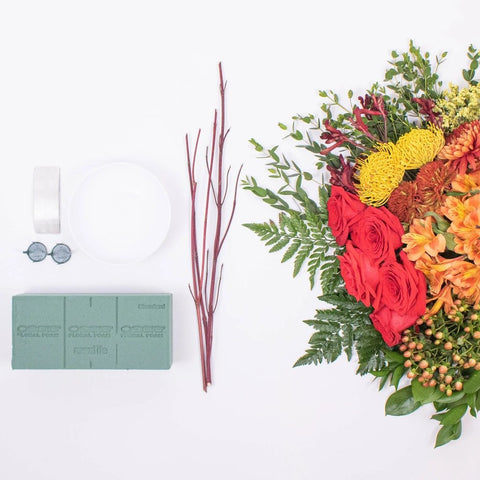 Protea Online Flower Class Kit Supplies Flat lay
