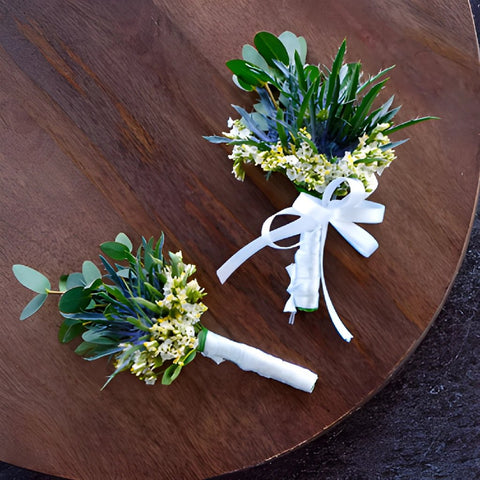 Wildflower Boutonniere and Corsage Pack