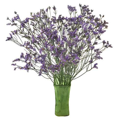 Lavender Limonium Airbrushed Filler Flowers