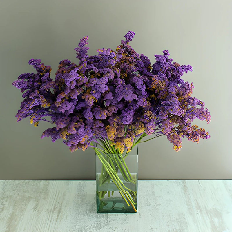Amethyst Purple Tinted Solidago Flowers