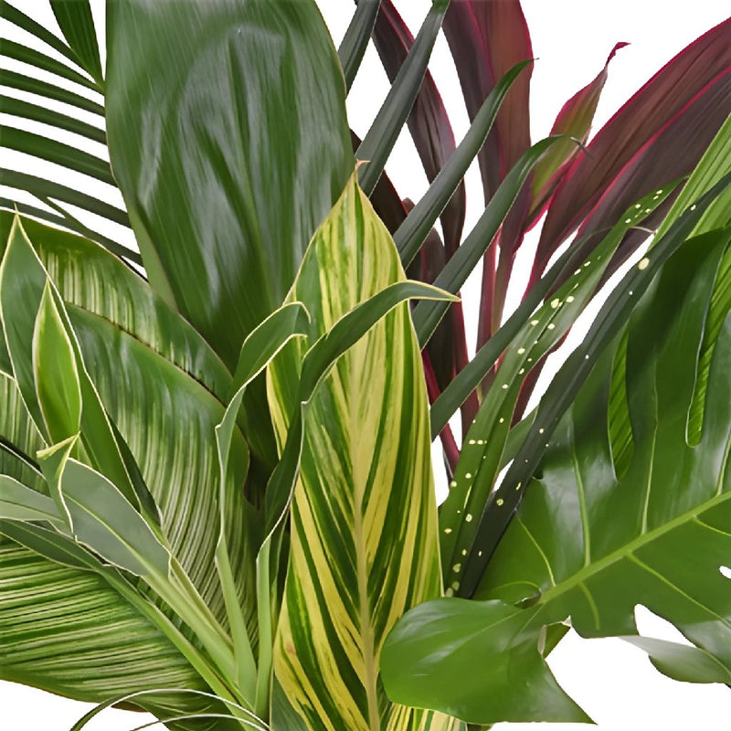 Jungle Greenery Tropical Centerpiece