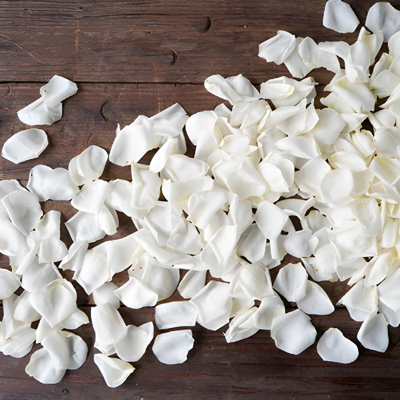 White Rose Petals Dried