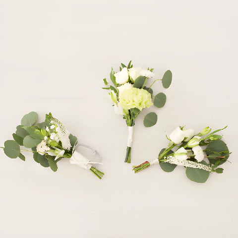 Wedding Flower Boutonniere and corsages