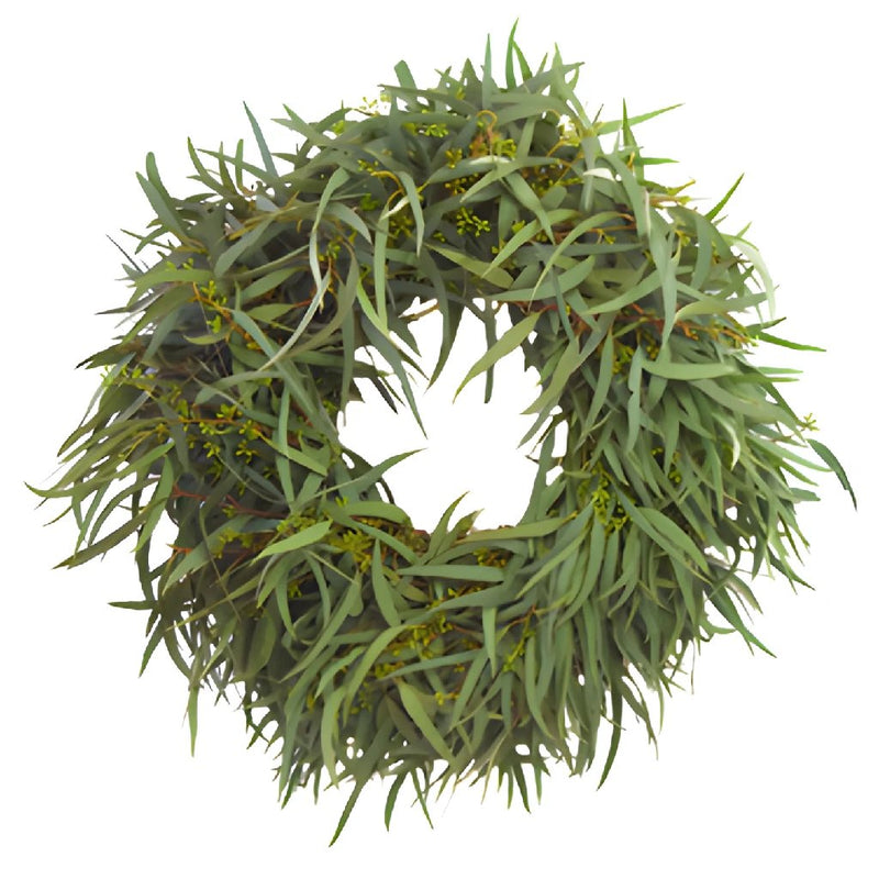 Willow Eucalyptus Wreath for Weddings