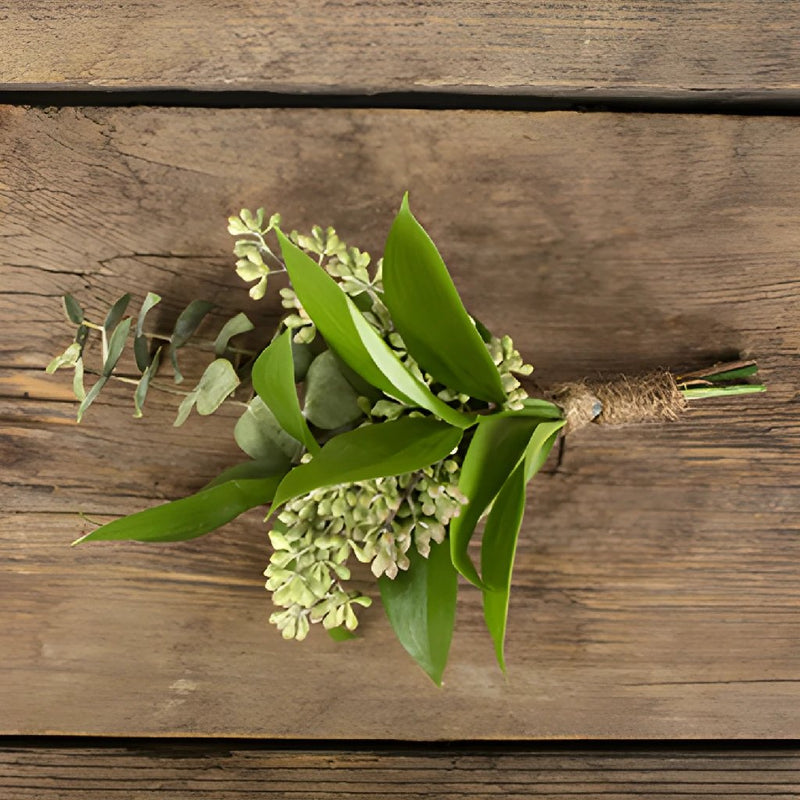 Forest Fern Bouquet and Boutonniere