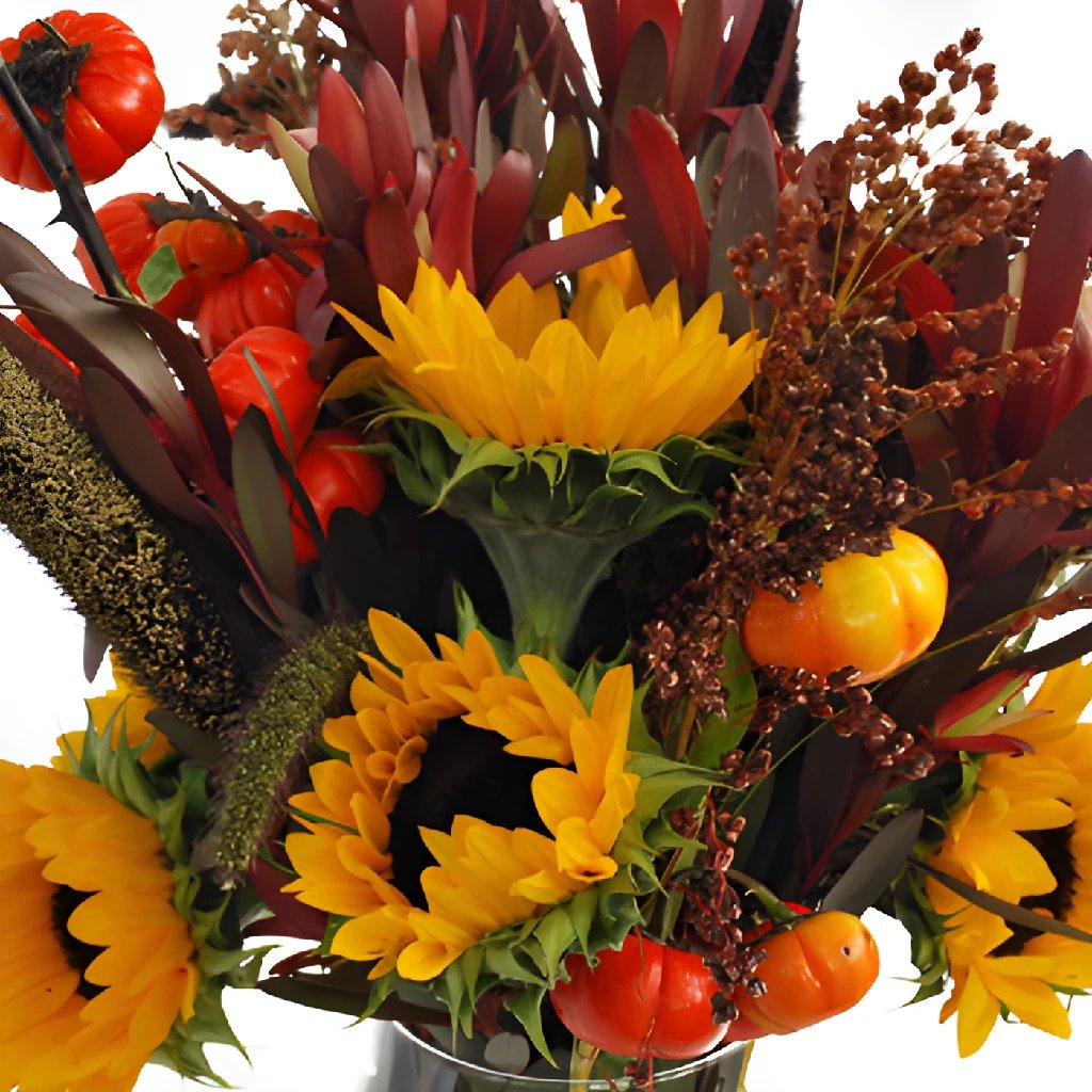 Buy Wholesale Autumn Sunflower Fall DIY Flower Kit In Bulk FiftyF   Autumn Sunflower Wedding Flower Kits Pri 43 2063 L 