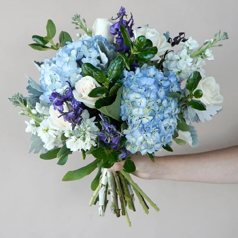 Buy Wholesale Coastal Vibes Blue Flower Bouquet in Bulk - FiftyFlowers