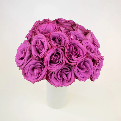 Blueberry Purple Wholesale Roses In a Vase