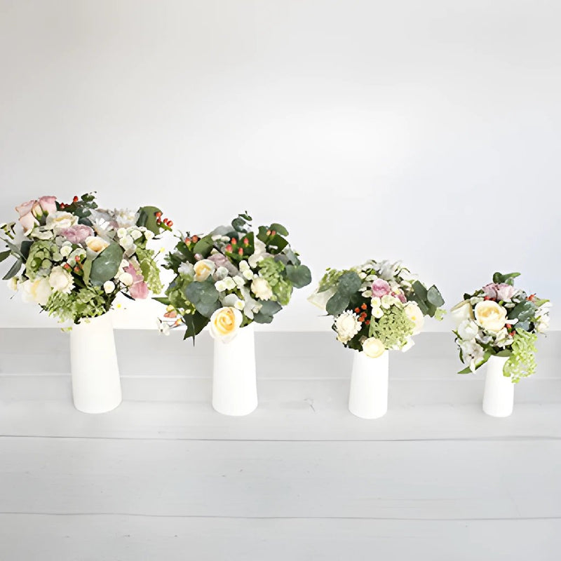 Perfectly Pastel Rose Centerpieces