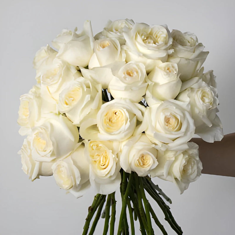 White rose wholesale wedding flowers