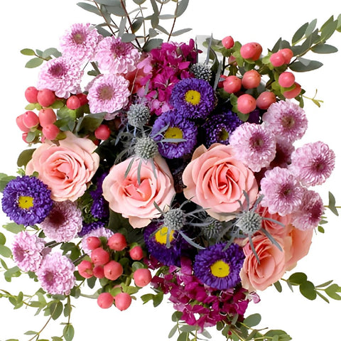 Buy Wholesale Holiday Cheer Pink Mother's Day Online Flower Bouquet...