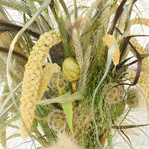 Fall Ornamental Grass DIY Flower Kit In a Vase