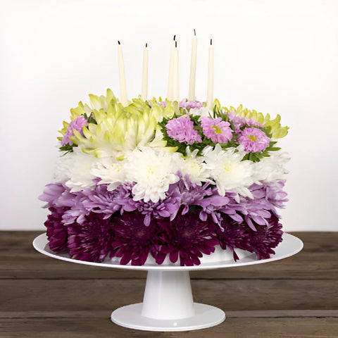 Tasty Pink Cake DIY Flowers Kit