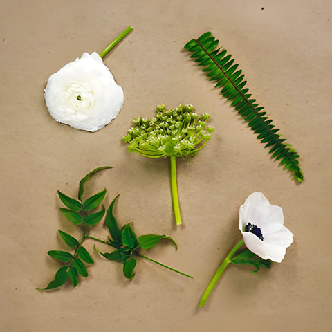 Forest Fairytale DIY Flower Kit Flatlay