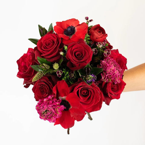 Fortuna Red Rose Luxury Flower Centerpieces