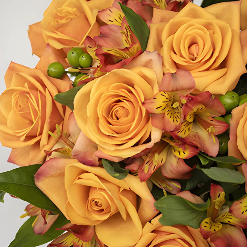 Delightful Orange Rose Bouquets