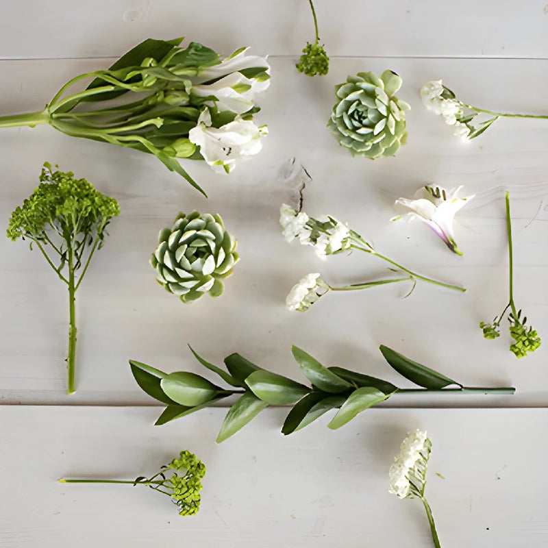 Party Perfect Green Flower Centerpieces