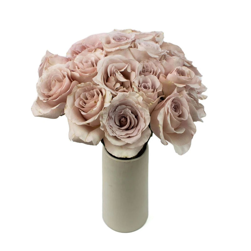 Quicksand Cream Rose Flower Bunch in Vase