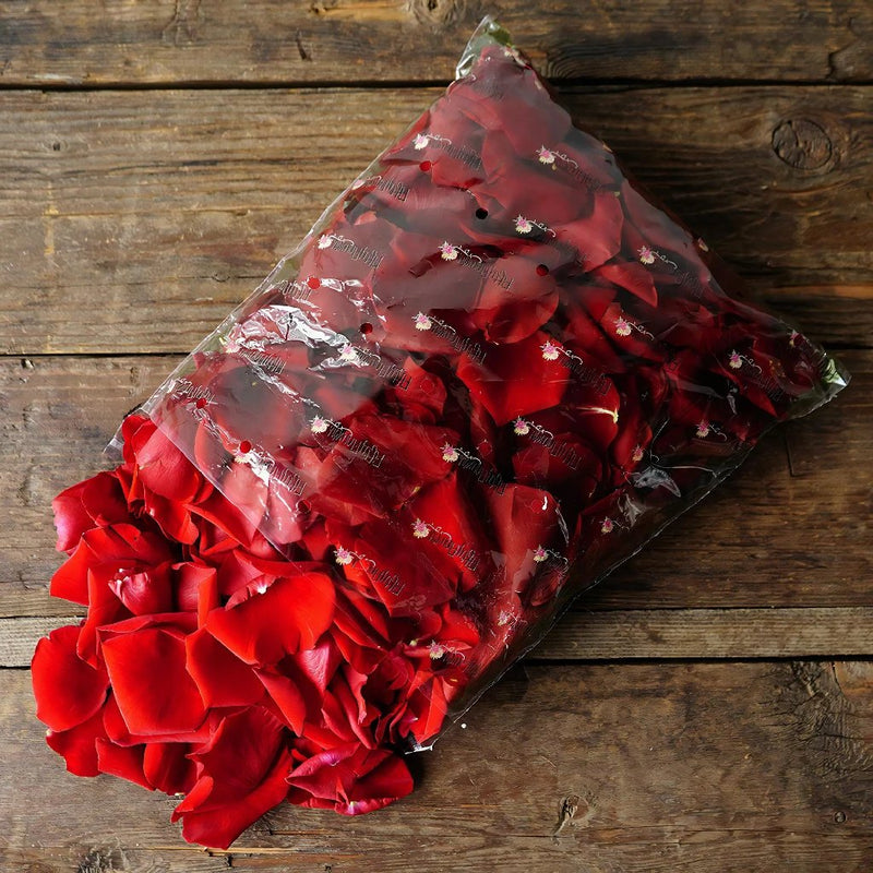 Fresh Red Rose Petals Bag