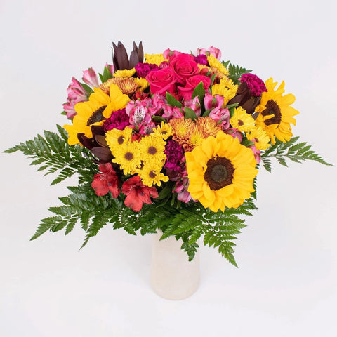 Rise and Fall Wedding Centerpiece In Vase