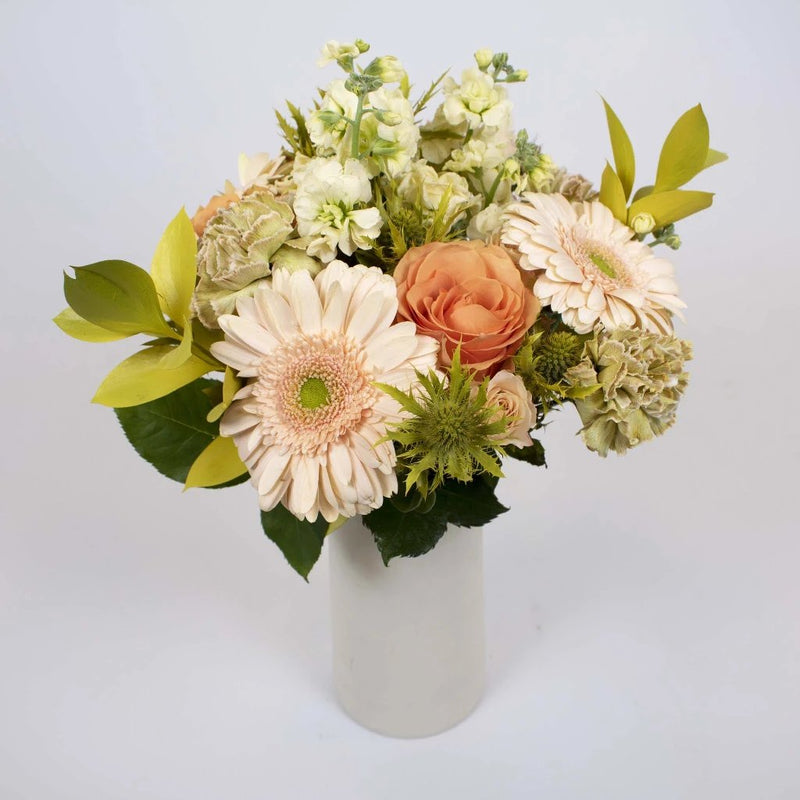 Sepia Toned Flower Centerpiece in Vase