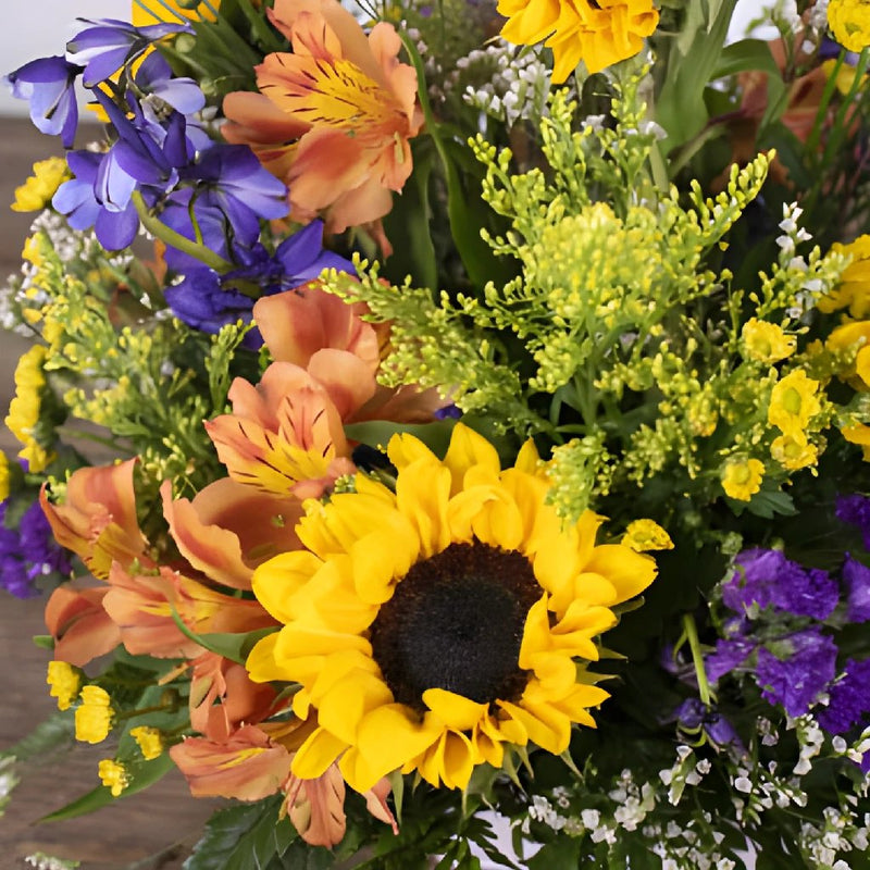 Sun Rays Yellow DIY Flower Centerpieces in a vase