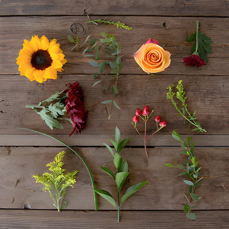 Simply Sunflower Wedding Bouquets | Silk Wedding Flowers | Rustic Wedding  Decorations (small)