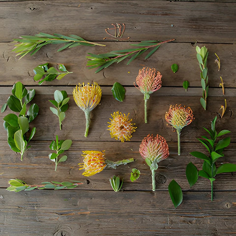 Veld Tropical DIY Flower Kit Up Close