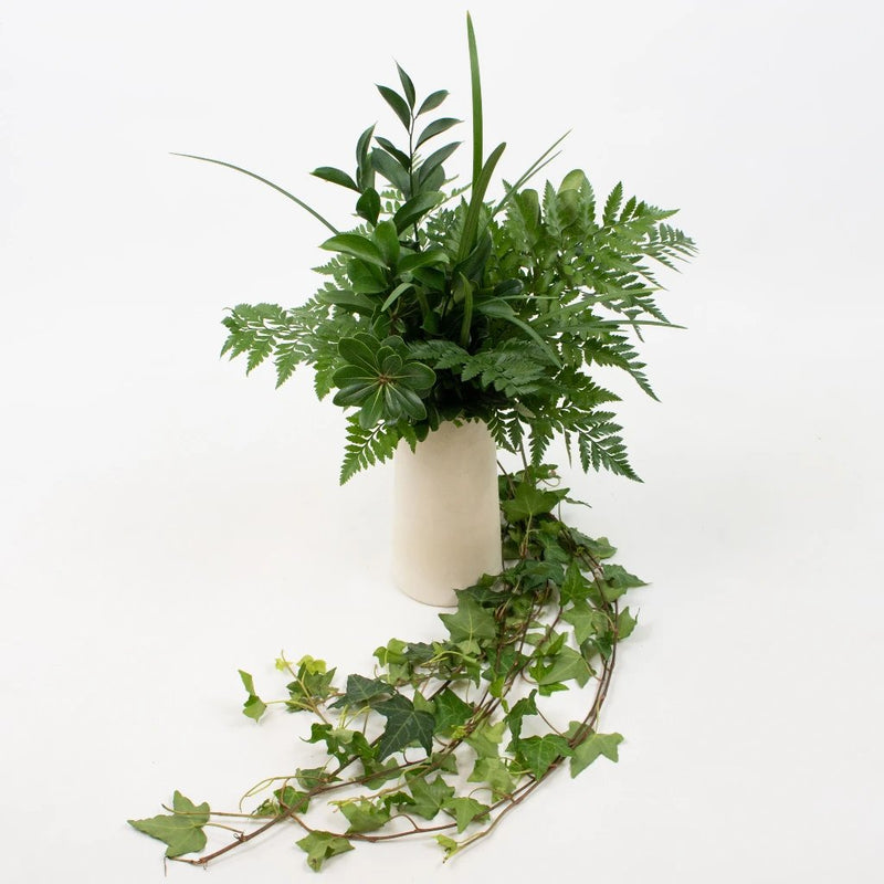 Wedding Greens Mix DIY Greenery Kit In Vase