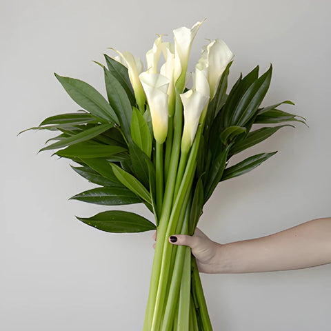 White Classic Calla Lily Centerpieces