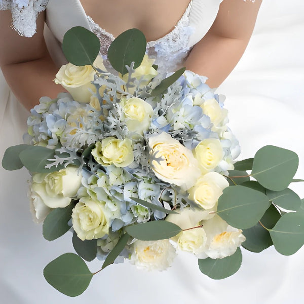 Sunrisee Baby Breath Artificial Flowers Wedding Bridal Bouquet Gypsophila Flowers for Wedding Home Decoration, Blue