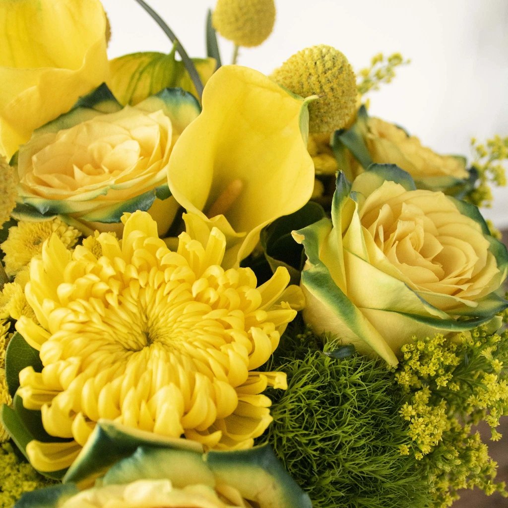 Always Sunny Yellow Flower Bouquet